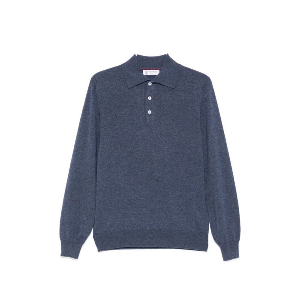 Brunello Cucinelli Men Cashmere Polo Shirt